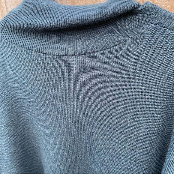 Eileen Fisher Italian Yarn Merino Wool Mock Turtleneck Sweater - Picture 2 of 6